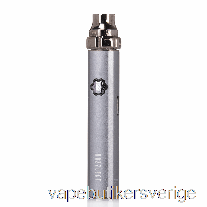Vape Sverige Dazzleaf Squarii Top Twist 510 Batteri Mörkgrå